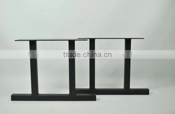 16 inch outdoor garden table leg metal iron double T shape bench leg