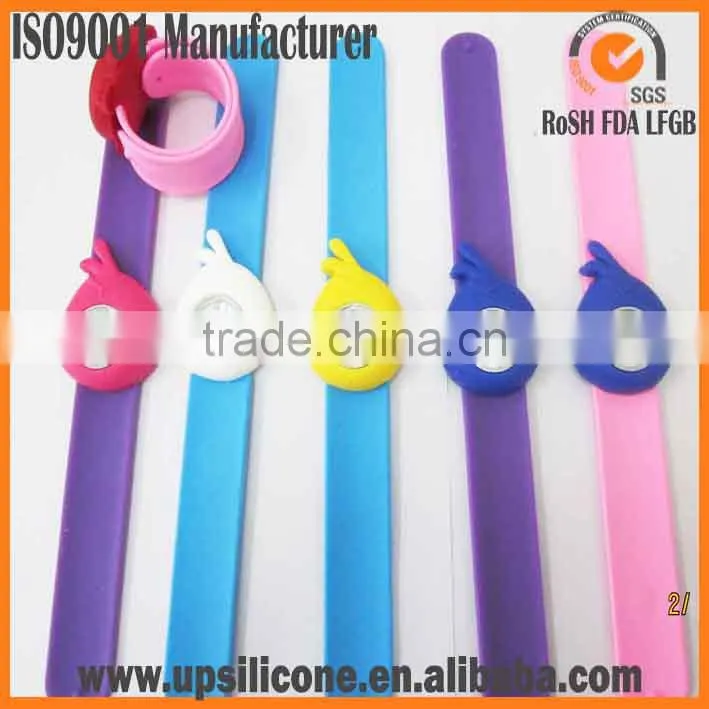 silicone slap heart rate watch