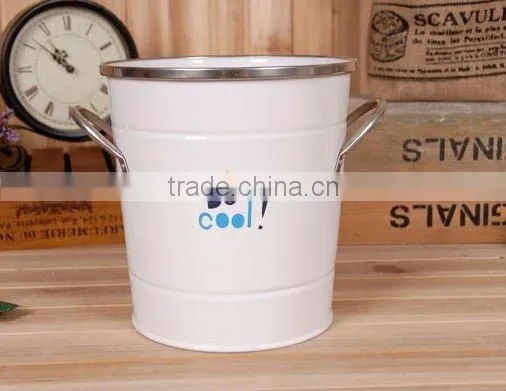 Galvanized Beer Cooler With S/S Top Band