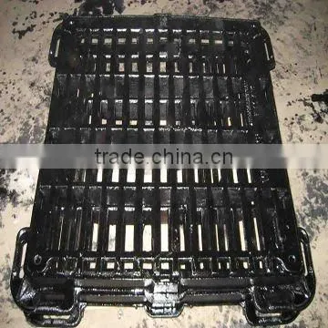 EN124 casting ductile iron gully gutter draining grate with frame