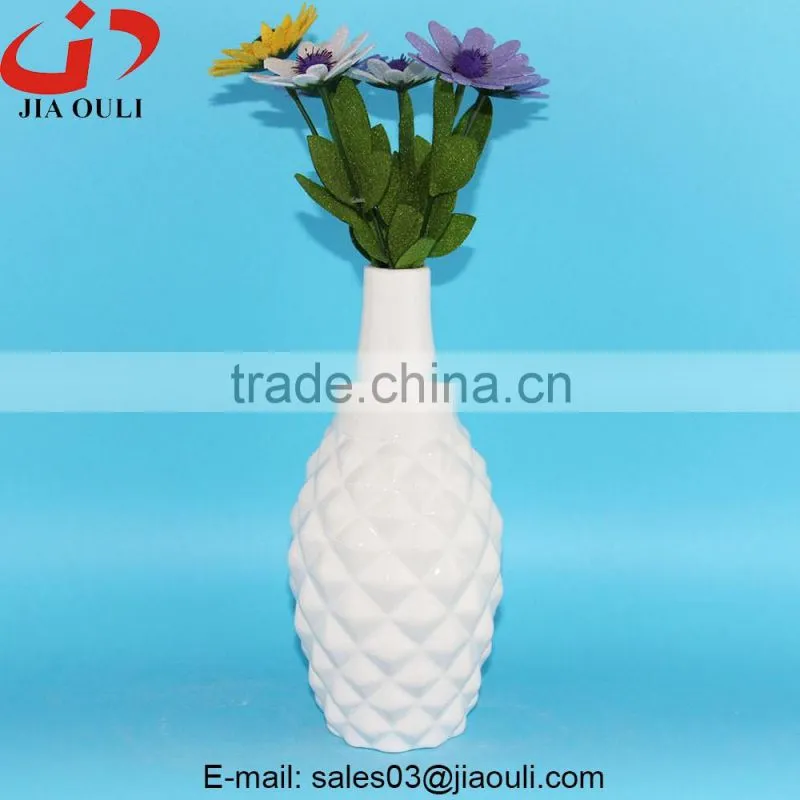BSCI Audit Factory Marble color Ceramic Vase for home decor