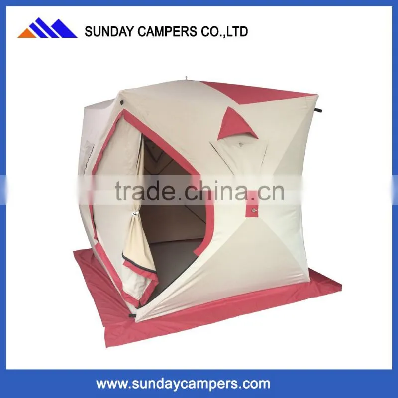 Hub ice fishing shelter cold weather tents for Russia market wholesale