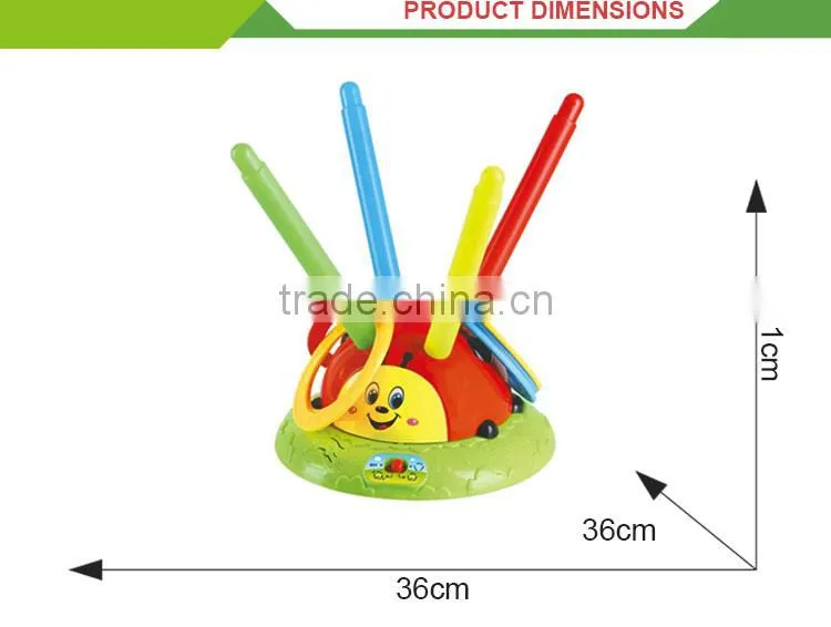 kids plastic toy ring toss game