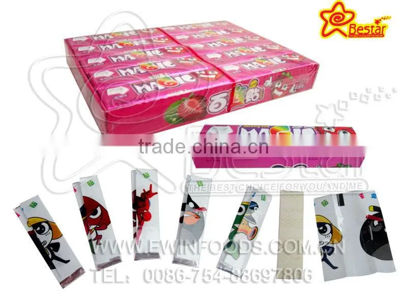 Bear Bottle Packing Bubble Gum with Tattoo