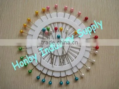 Wedding Corsage Binding 55mm Pearl Ball Buttonhole Pin