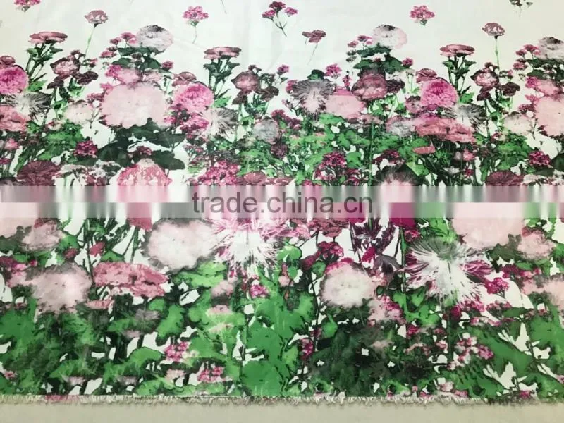 190t polyester taffeta fabric manufacturers jacket floral fabric