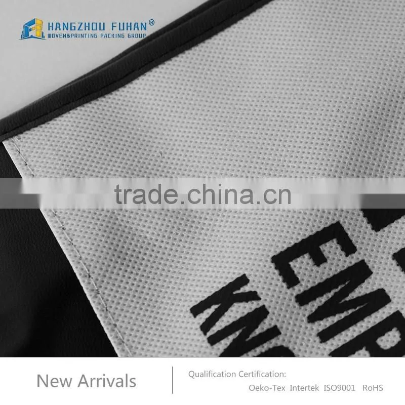 Customized Logo Strong Bearing Strength Button Non Woven Bag