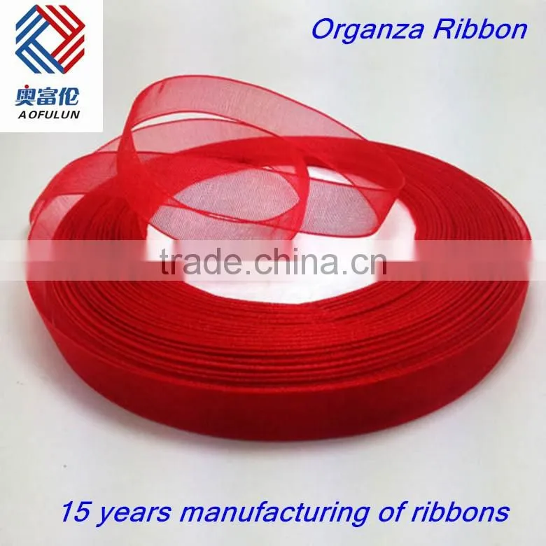 New Design Hotsale Decorative Organza Ribbon ,Cheap Organza Ribbon