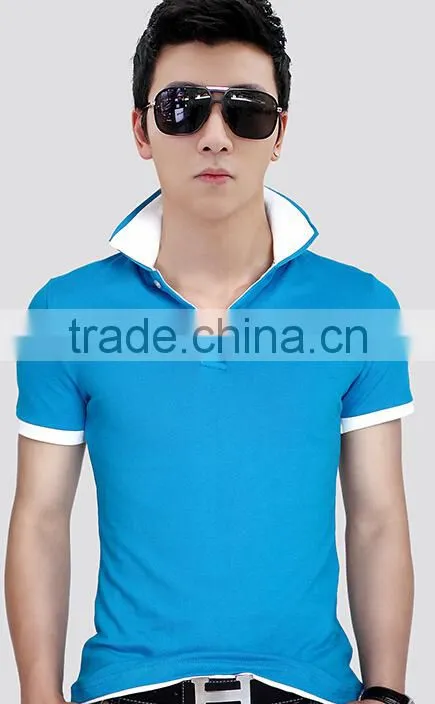2015 hot sale short sleeeve polo shirts,cheap dry fit polo shirt for men,pure color men's polo