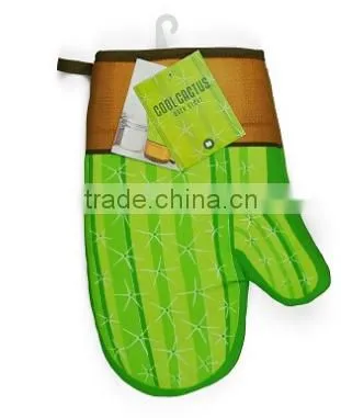 CACTUS OVEN MITT, the cactus oven mitt