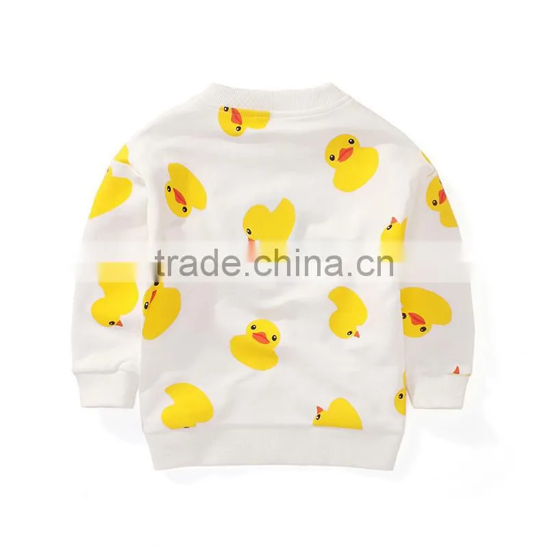 2015 hot sell 100% cotton long sleeves pullover children's hoodies