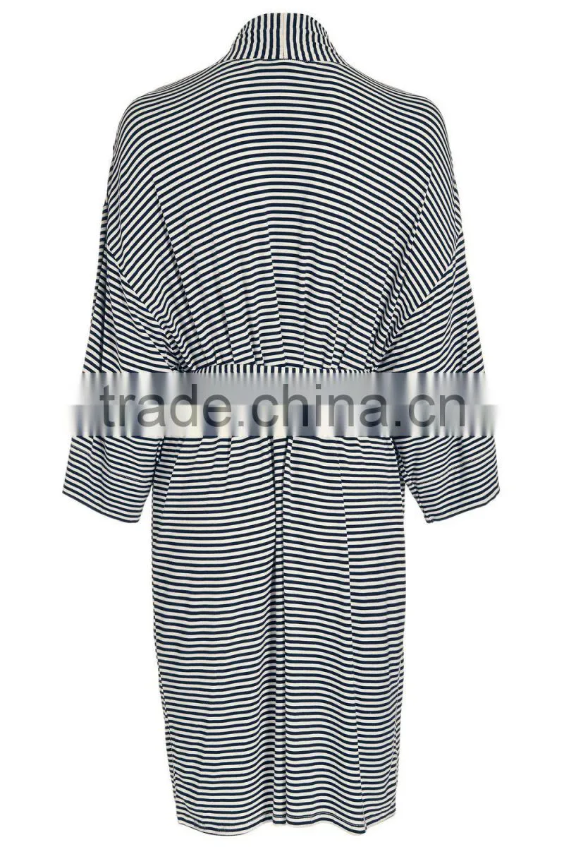 Jersey Stripe Robe fancy pajamas
