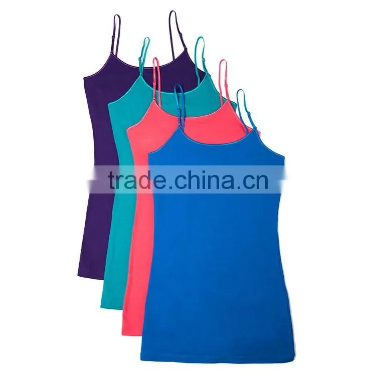 Fashion Designer Custom Women Wholesale Seamless Plain White Tank Top