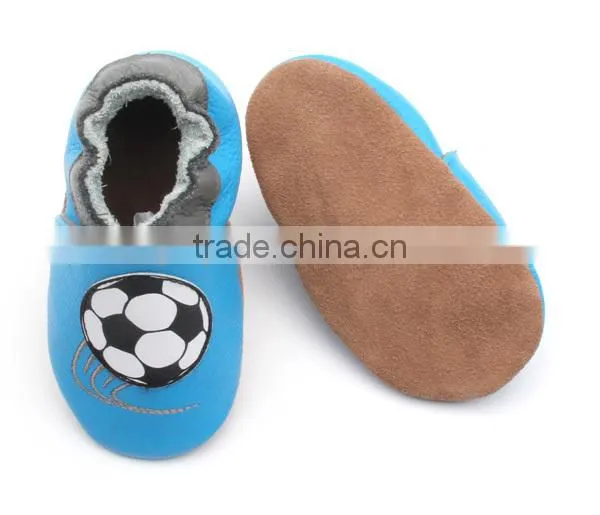 Wholesale breathable popular lovely soft leather baby shoes
