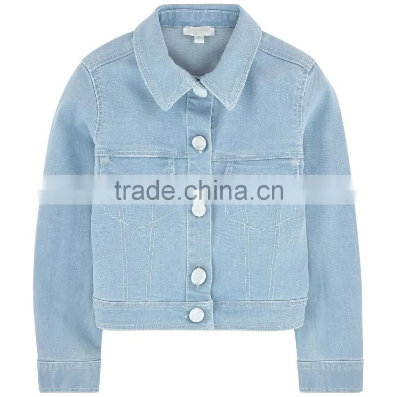 Fashion new design bomber jacket wholesale denim children winter jacket