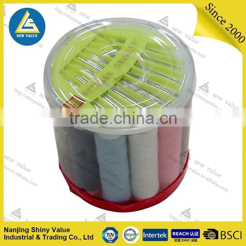 cheap sewing tool kit with needed accessories for garment repairing/mending