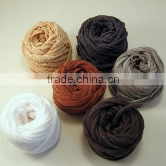 T shirt yarn polyester yarn baby yarn fancy knitting yarn