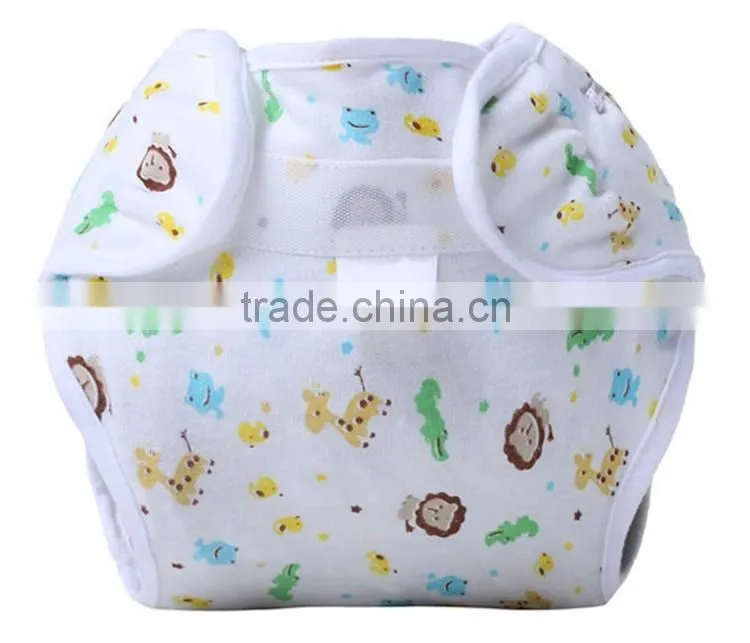factory direct 100% cotton baby cloth diaper printed reusable baby diaper