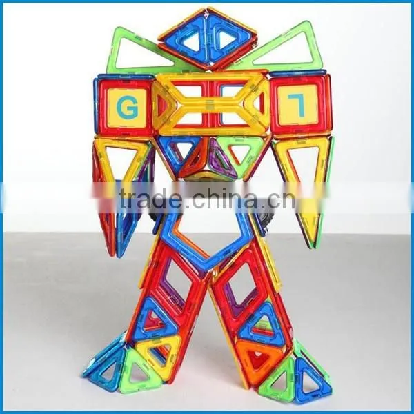 Intelligent magnetic construction set toys for brain development