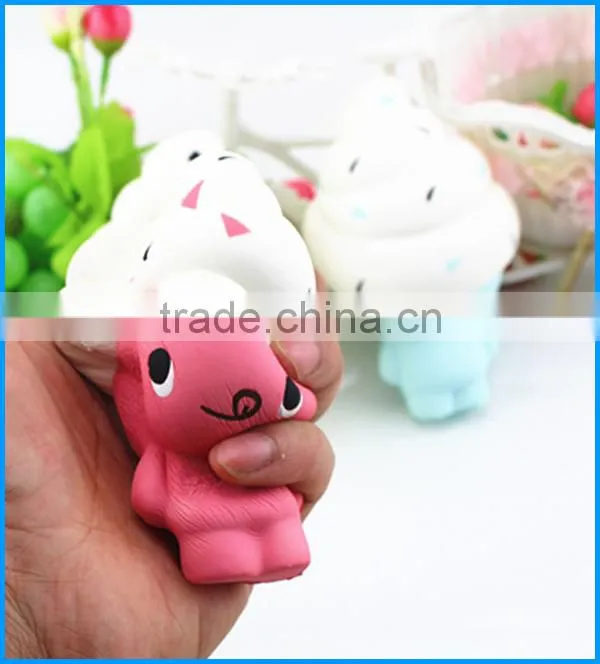 Kawaii slow rising toys squishy ice cream doll for stress release