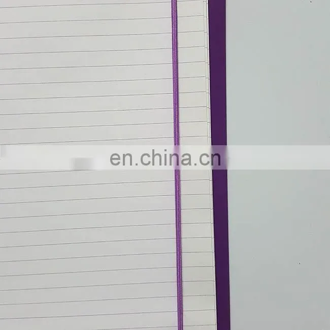 New Design led light paper diary school notebook with push button