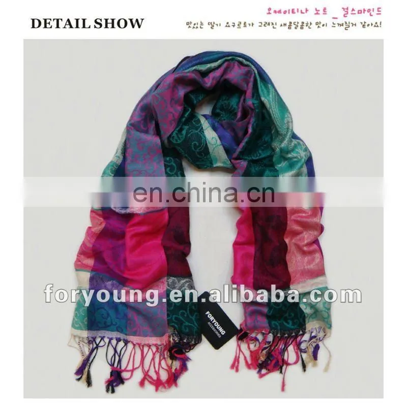 lady winter pashmina fashion scarf 2012