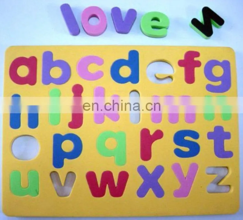 Guangzhou factory production EVA puzzle,cartoon puzzle,magnet puzzle
