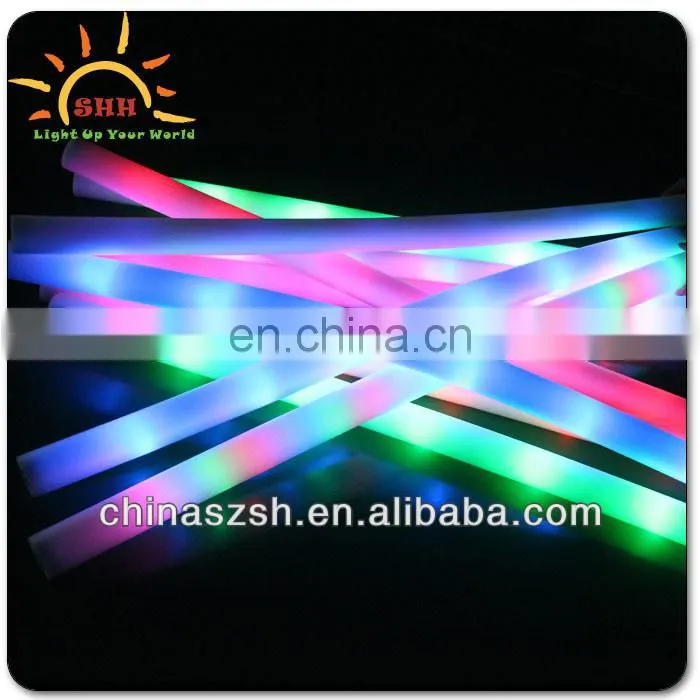 battery operated LED glowing swimming pool foam floats sticks