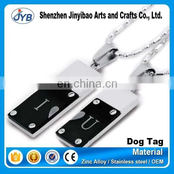 cheap blank custom plastic metal key dog tags