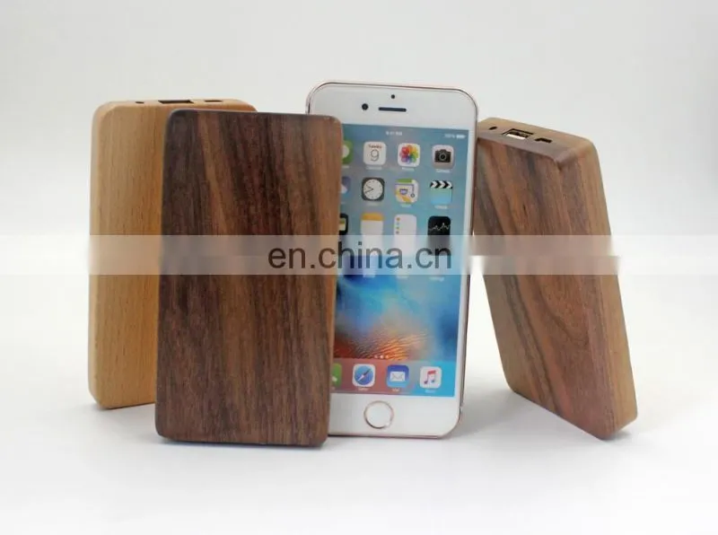 Hot Selling Custom Maple Walnut 4000mAh Wood Power Bank