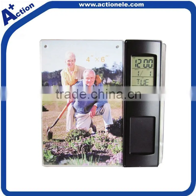 photo frame desktop digital alarm clock