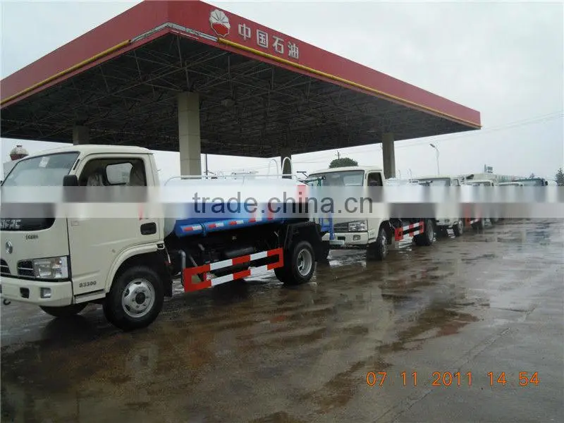 3-5m3 DongFeng mini water tanker truck