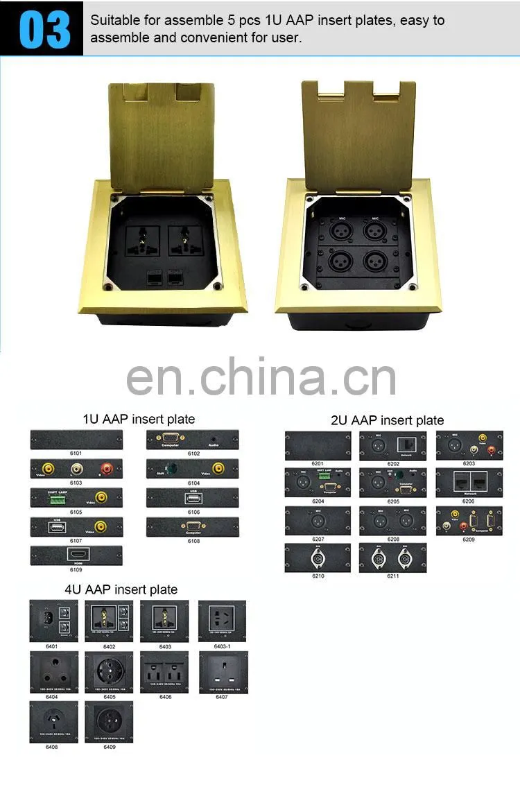 Floor Boxes Recess Power For Concrete Data And Power