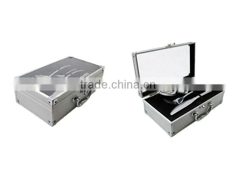 aluminum frame waterproof shell tin pretty cd case with cd bag inside