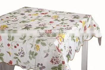 Hot Sell Wholesale Flannel Table Cloth PVEA Table cloth for home use