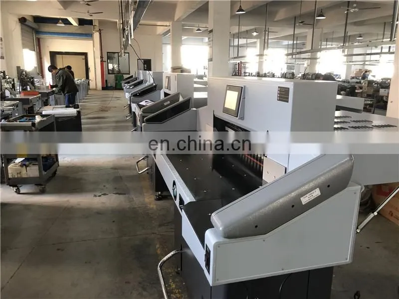 GC720HL POLAR card board guillotine paper cutter trimmer machine with side table and floating balls beads
