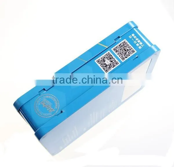 Square Cosmetic Giftable Tin Container with hinge