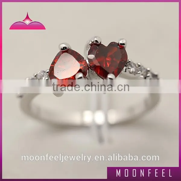 925 sterling silver name rings with two ruby diamonds