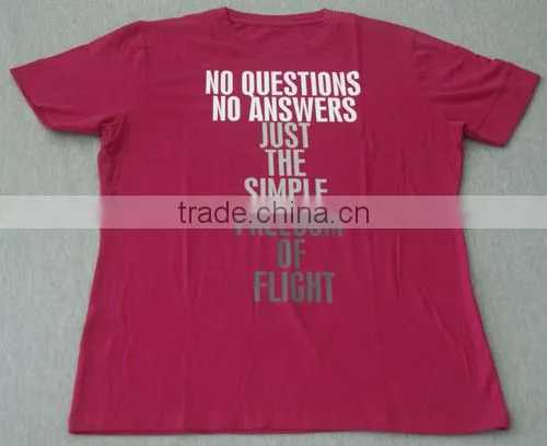 unisex custom printing combed cotton t shirt/100 combed cotton t shirts/combed cotton t shirt