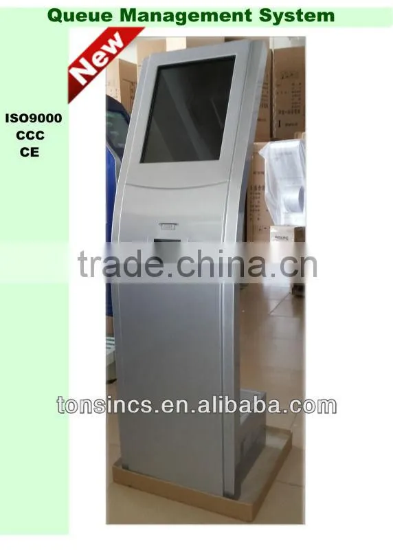 OEM 17" Custom Self Service Touch Screen Ticket Dispenser Kiosk