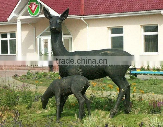modern animal bronze sculpture