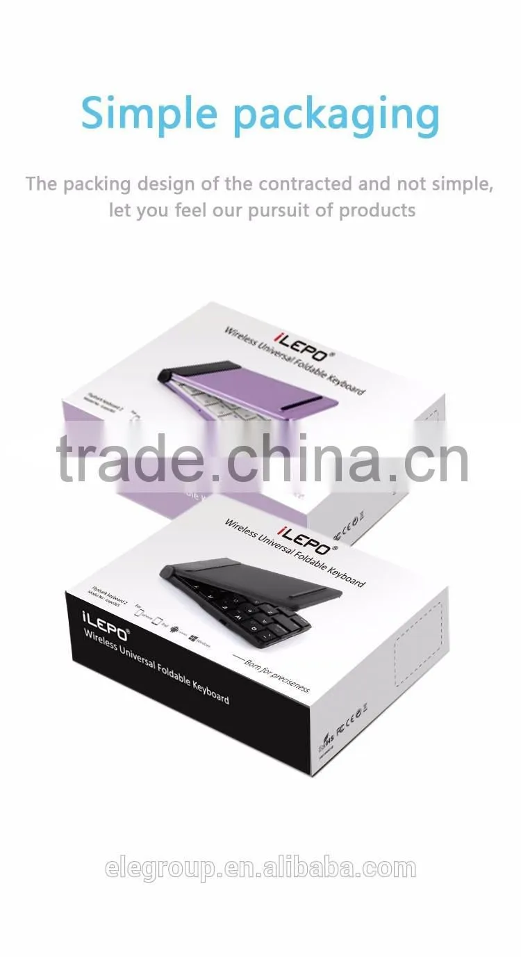 Mini portable wireless keyboard for smart tv,folding Wireless Bluetooth Mini Keyboard For Android & Windows & IOS