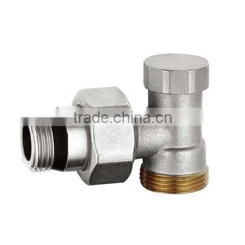 HR5130 brass drain angle chrome radiation valve