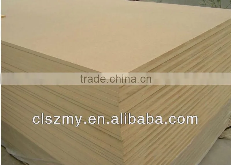 standard size raw/melamine mdf board