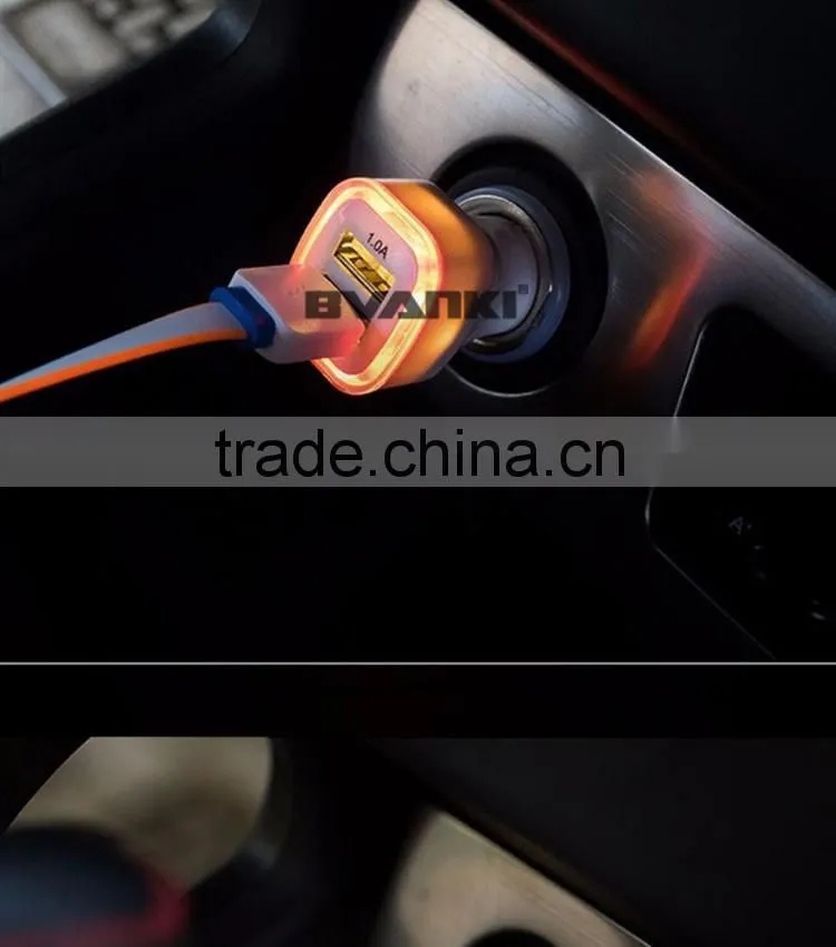 High Quality Brilliant 5V 2.1A Universal 2 port car charger input 12V 24V Car Battery Charger LED dual usb car charger with LED