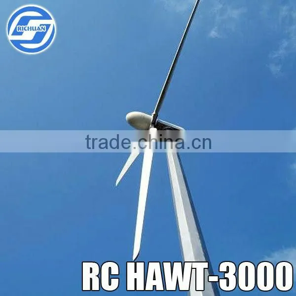 3kw wind turbine generator, micro hydro generator for residential use on-grid system