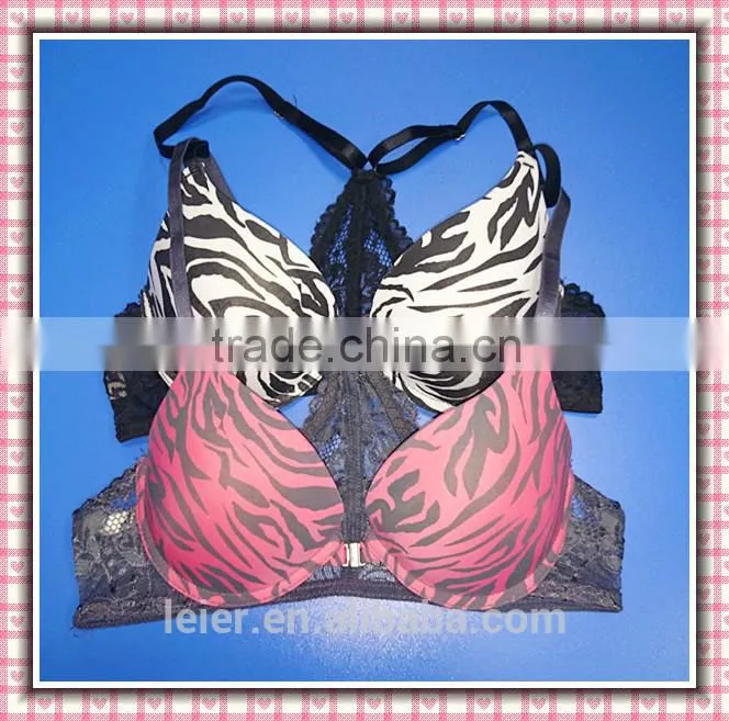 Micro W/ Lace Sport Bras, Racer Lace Back