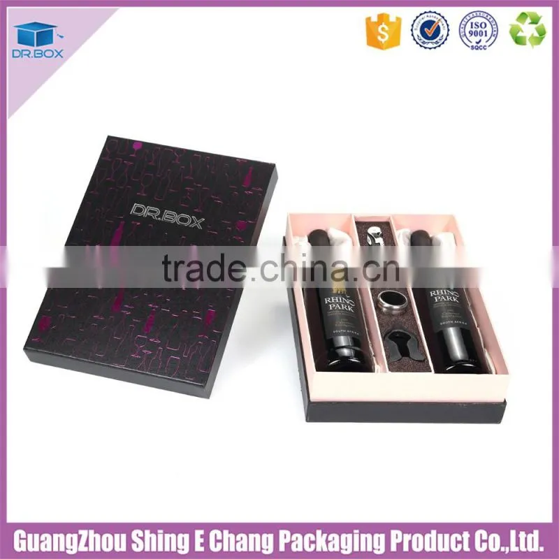 Boutique handmade creative design wine gift box