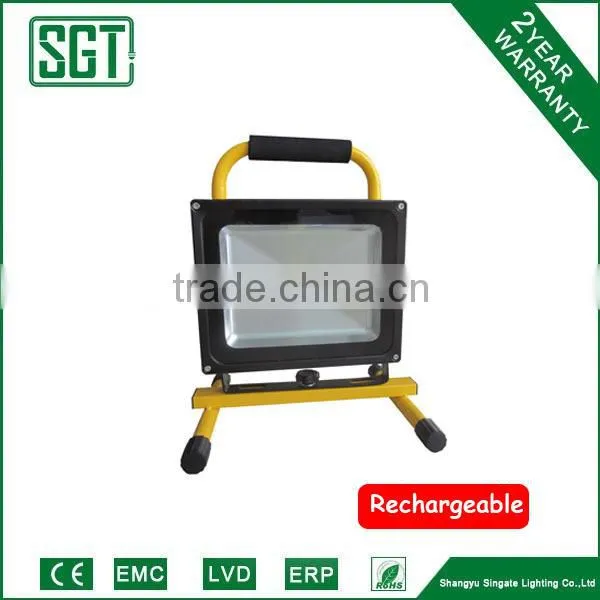 COB led rechargeable flood light 30W outdoor led flood light