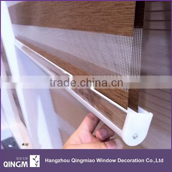 Best Price Horizontal Pattern Polyester Material Blackout Window Blinds